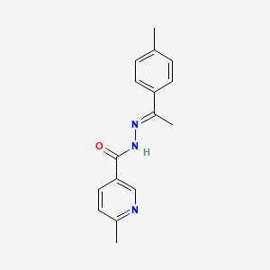 6-methyl-N'-[1-(4-methylphenyl)ethylidene]nicotinohydrazide