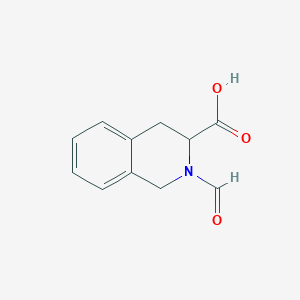 B1337610 2-Formyl-1,2,3,4-tetrahydroisoquinoline-3-carboxylic acid CAS No. 61047-23-2