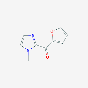 molecular formula C9H8N2O2 B1337611 2-呋喃基（1-甲基-1H-咪唑-2-基）甲酮 CAS No. 30148-29-9