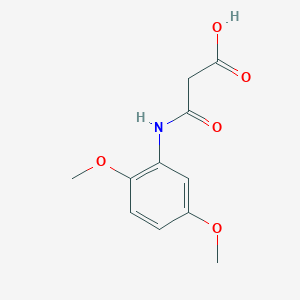 molecular formula C11H13NO5 B1337612 3-[(2,5-二甲氧基苯基)氨基]-3-氧代丙酸 CAS No. 63070-58-6