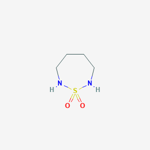 molecular formula C4H10N2O2S B1337621 1,2,7-Thiadiazepane 1,1-dioxide CAS No. 63010-19-5