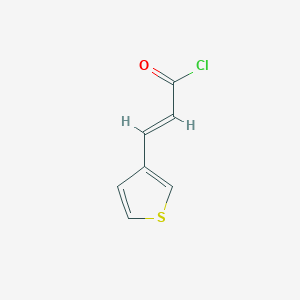 molecular formula C7H5ClOS B1337623 3-(3-Thienyl)-acryloyl chloride 