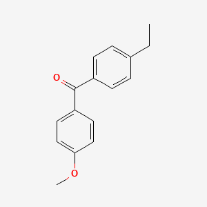 molecular formula C16H16O2 B1337632 4-乙基-4'-甲氧基二苯甲酮 CAS No. 64357-92-2