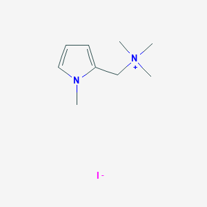 molecular formula C9H17IN2 B1337637 trimethyl[(1-methyl-1H-pyrrol-2-yl)methyl]azanium iodide CAS No. 54828-80-7