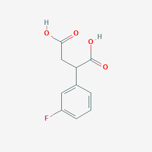 molecular formula C10H9FO4 B1337641 2-(3-氟苯基)琥珀酸 CAS No. 62985-34-6