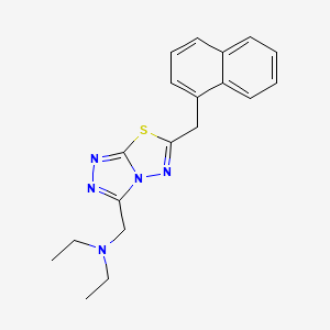 N,N-diethyl-N-{[6-(1-naphthylmethyl)[1,2,4]triazolo[3,4-b][1,3,4]thiadiazol-3-yl]methyl}amine