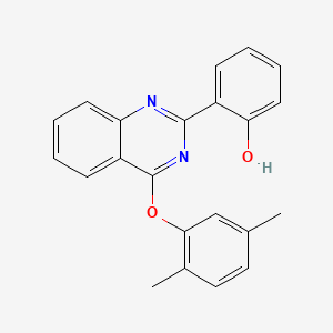 2-[4-(2,5-Dimethylphenoxy)-2-quinazolinyl]phenol