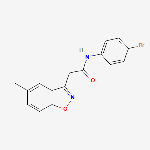 N-(4-bromophenyl)-2-(5-methyl-1,2-benzisoxazol-3-yl)acetamide