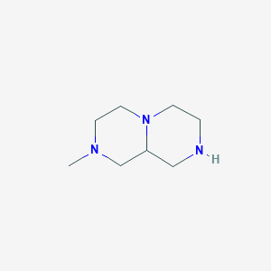 molecular formula C8H17N3 B1337652 2-甲基八氢-2H-吡嗪并[1,2-a]吡嗪 CAS No. 63285-62-1