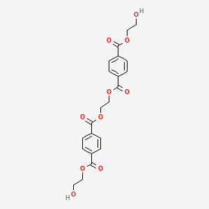 molecular formula C22H22O10 B1337653 1,2-双（对-(2-羟基乙氧羰基)苯甲酰氧基）乙烷 CAS No. 2144-69-6