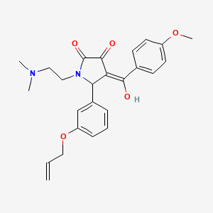 5-[3-(allyloxy)phenyl]-1-[2-(dimethylamino)ethyl]-3-hydroxy-4-(4-methoxybenzoyl)-1,5-dihydro-2H-pyrrol-2-one