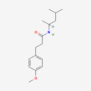 N-(1,3-dimethylbutyl)-3-(4-methoxyphenyl)propanamide