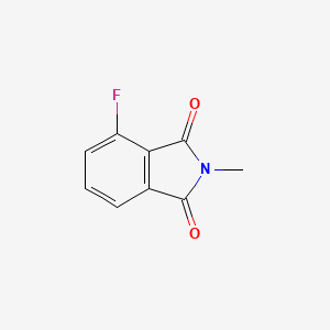 molecular formula C9H6FNO2 B1337665 4-fluoro-2-methyl-2,3-dihydro-1H-isoindole-1,3-dione CAS No. 61864-48-0