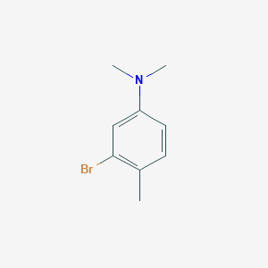 molecular formula C9H12BrN B1337670 3-溴-N,N,4-三甲基苯胺 CAS No. 53104-16-8