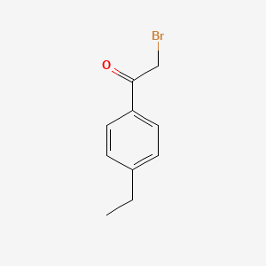 molecular formula C10H11BrO B1337684 2-溴-1-(4-乙基苯基)乙酮 CAS No. 2632-14-6