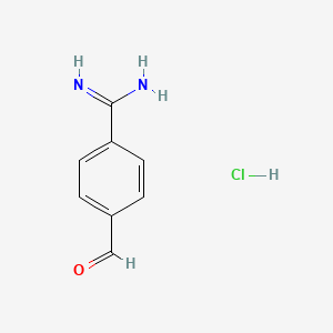 B1337686 4-Formylbenzimidamide hydrochloride CAS No. 63476-93-7