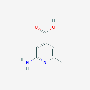 B1337688 2-Amino-6-methylisonicotinic acid CAS No. 65169-64-4
