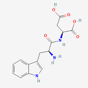 molecular formula C15H17N3O5 B1337703 H-TRP-ASP-OH 