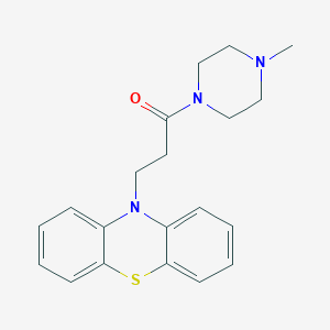 B133771 10-(3-(4-Methyl-1-piperazinyl)-3-oxopropyl)-10H-phenothiazine CAS No. 91508-47-3