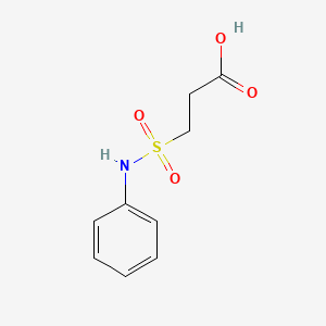molecular formula C9H11NO4S B1337725 3-(苯磺酰基)丙酸 CAS No. 61759-00-0