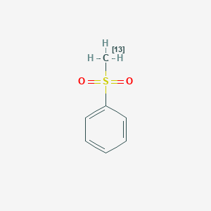 molecular formula C7H8O2S B133773 Methyl-13C phenyl sulfone CAS No. 125562-53-0