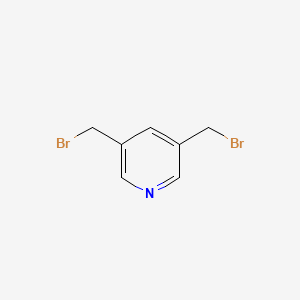 molecular formula C7H7Br2N B1337742 3,5-双(溴甲基)吡啶 CAS No. 35991-75-4