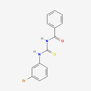 B13377440 Benzamide, N-[[(3-bromophenyl)amino]thioxomethyl]- CAS No. 89069-93-2