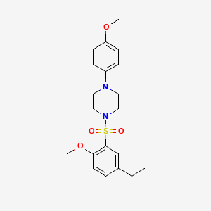 1-[(5-Isopropyl-2-methoxyphenyl)sulfonyl]-4-(4-methoxyphenyl)piperazine