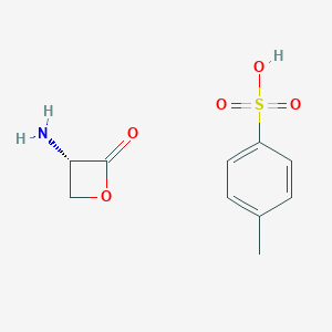 molecular formula C10H13NO5S B133777 (S)-3-氨基-2-氧代环丁酮对甲苯磺酸盐 CAS No. 112839-95-9