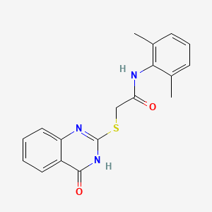 N-(2,6-dimethylphenyl)-2-[(4-oxo-1H-quinazolin-2-yl)sulfanyl]acetamide