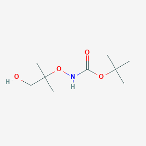molecular formula C9H19NO4 B1337780 2-(N-Boc-氨基氧基)-2-甲基丙醇 CAS No. 211812-04-3