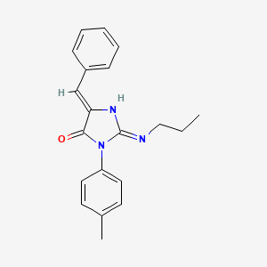 (5Z)-5-benzylidene-3-(4-methylphenyl)-2-(propylamino)imidazol-4-one