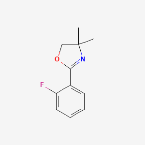 B1337801 2-(2-Fluorophenyl)-4,4-dimethyl-2-oxazoline CAS No. 66464-20-8