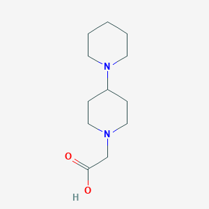 molecular formula C12H22N2O2 B1337803 [1,4'-联哌啶]-1'-乙酸 CAS No. 170508-04-0