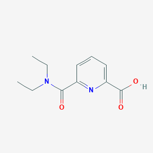 molecular formula C11H14N2O3 B1337837 6-(二乙基氨基甲酰基)吡啶-2-羧酸 CAS No. 179469-06-8