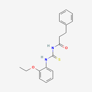 N-[(2-ethoxyphenyl)carbamothioyl]-3-phenylpropanamide