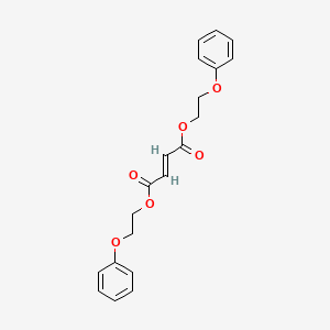 Bis(2-phenoxyethyl) 2-butenedioate