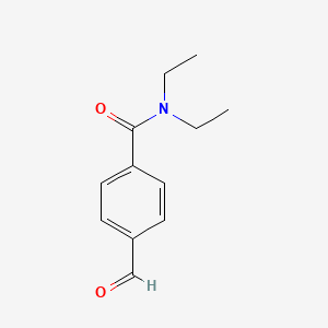 molecular formula C12H15NO2 B1337855 N,N-二乙基-4-甲酰苯甲酰胺 CAS No. 58287-77-7
