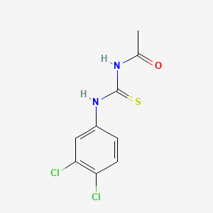 molecular formula C9H8Cl2N2OS B13378567 N-[(3,4-dichlorophenyl)carbamothioyl]acetamide 