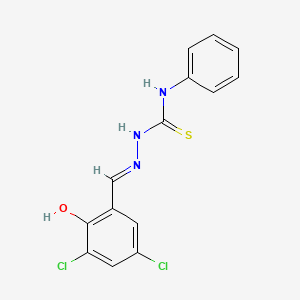 3,5-dichloro-2-hydroxybenzaldehyde N-phenylthiosemicarbazone