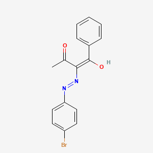 (2Z)-2-[(4-bromophenyl)hydrazinylidene]-1-phenylbutane-1,3-dione