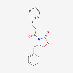 molecular formula C19H19NO3 B1337860 (S)-4-苄基-3-(3-苯基丙酰基)恶唑烷-2-酮 CAS No. 96930-27-7