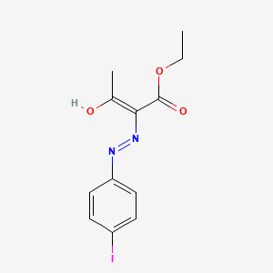 Ethyl 2-[(4-iodophenyl)hydrazono]-3-oxobutanoate