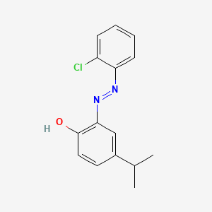 2-[(2-Chlorophenyl)diazenyl]-4-isopropylphenol