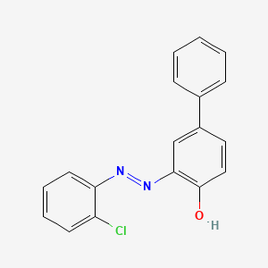 3-[(E)-(2-chlorophenyl)diazenyl]biphenyl-4-ol