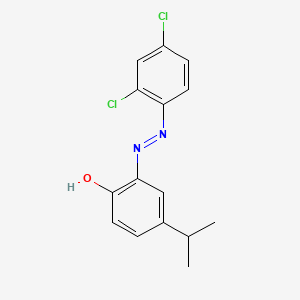 2-[(2,4-Dichlorophenyl)diazenyl]-4-isopropylphenol