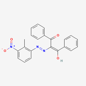 1,3-Diphenylpropane-1,2,3-trione 2-({3-nitro-2-methylphenyl}hydrazone)