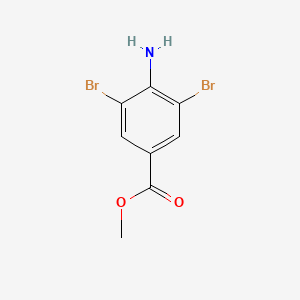 molecular formula C8H7Br2NO2 B1337890 4-氨基-3,5-二溴苯甲酸甲酯 CAS No. 3282-10-8