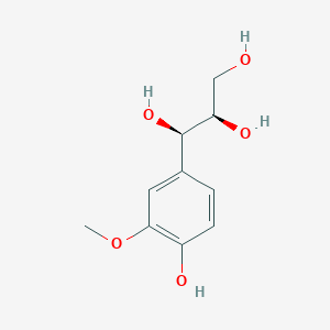 molecular formula C10H14O5 B1337918 threo-Guaiacylglycerol CAS No. 84799-27-9