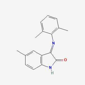 3-(2,6-Dimethylanilino)-5-methylindol-2-one